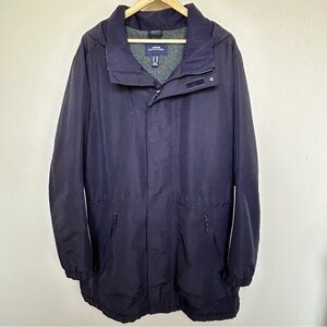 LANDS’ END Fleece Lined Rain Parka, 2XL
